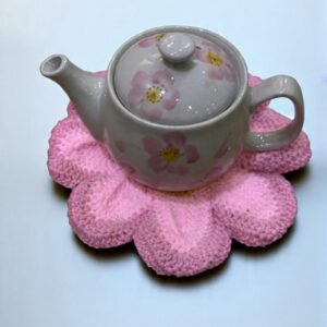 مفارش اكواب عمل يدوي من الكروشيه